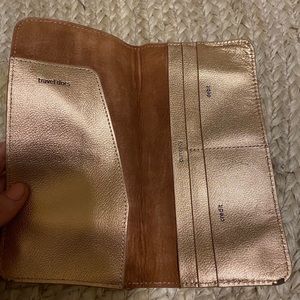Gold Travel Anthropologie Wallet